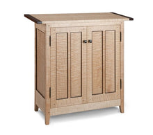 Tiger Maple Side Cabinet