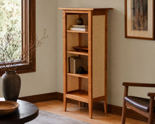 Cherry & Tiger Maple Bookcase