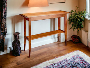Wenge and Walnut Console Table