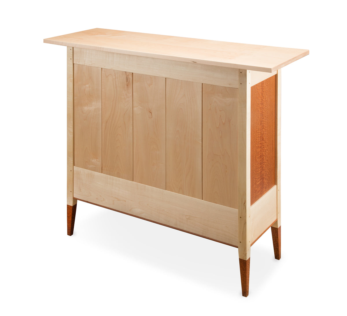 Maple & Leopardwood Display Cabinet