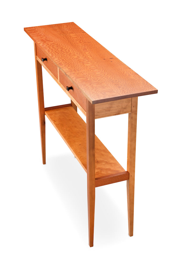 Leopard Wood Hall Table