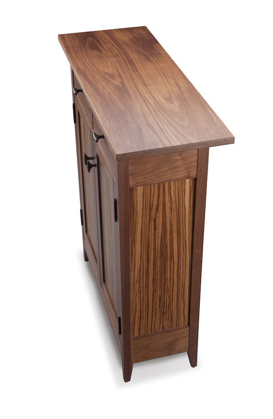 Zebra Two-Drawer Side Cabinet