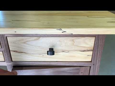Spalted Console Cabinet